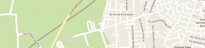 Mappa della impresa rizzi giuseppe a BITETTO