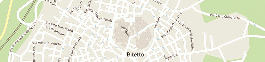 Mappa della impresa schiralli giuseppe a BITETTO