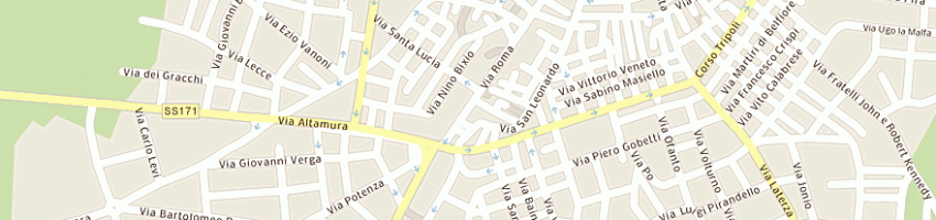 Mappa della impresa vucciaria di lauria giuseppe a SANTERAMO IN COLLE