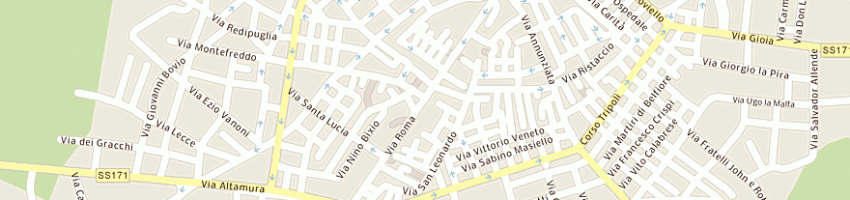 Mappa della impresa solazzo giuseppe a SANTERAMO IN COLLE