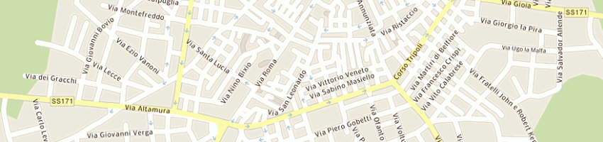 Mappa della impresa galex srl a SANTERAMO IN COLLE