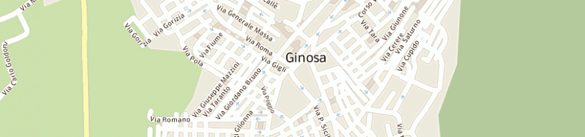 Mappa della impresa biblioteca comunale a GINOSA