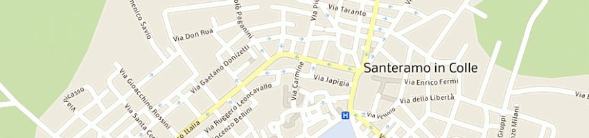 Mappa della impresa bar pasticceria chantilly dei flli stano snc a SANTERAMO IN COLLE