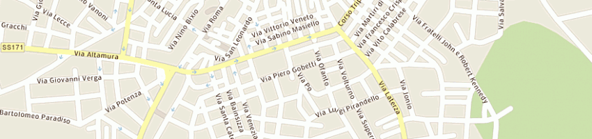 Mappa della impresa centro dentale di domenico fiore e c snc a SANTERAMO IN COLLE