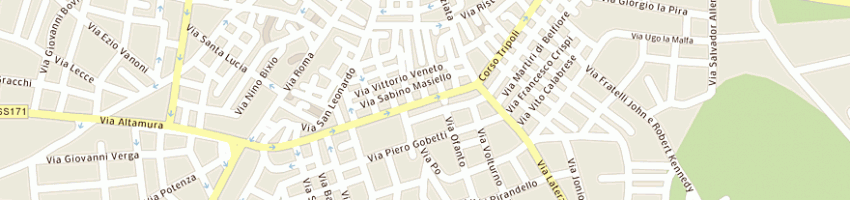 Mappa della impresa caponio vita lucia a SANTERAMO IN COLLE