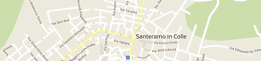 Mappa della impresa caffe' casablanca di andriuzzi claudia e pace angela snc a SANTERAMO IN COLLE