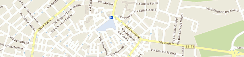 Mappa della impresa caponio francesco a SANTERAMO IN COLLE