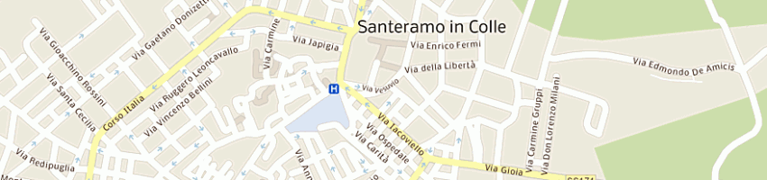 Mappa della impresa comune di santeramo in colle a SANTERAMO IN COLLE
