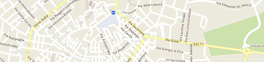 Mappa della impresa labarile francesco vito a SANTERAMO IN COLLE