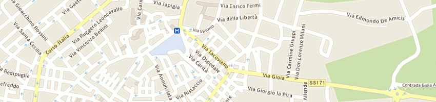 Mappa della impresa putignano michele a SANTERAMO IN COLLE
