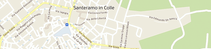 Mappa della impresa visceglia vito nicola a SANTERAMO IN COLLE
