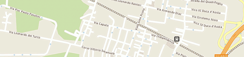 Mappa della impresa ronca francesco a BARI