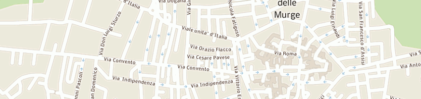 Mappa della impresa panificio san vito di miccolis francesco e flli snc a FASANO