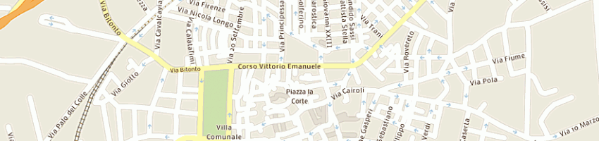 Mappa della impresa farmacia curci a MODUGNO
