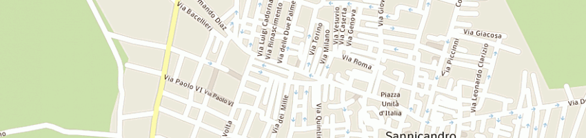 Mappa della impresa cartoleria edicola 92 di sblano gppe a SANNICANDRO DI BARI
