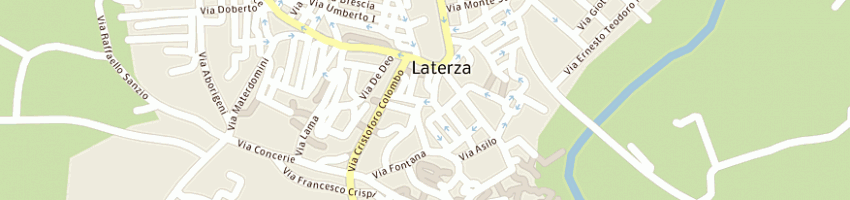 Mappa della impresa autoscuola calabrese a LATERZA