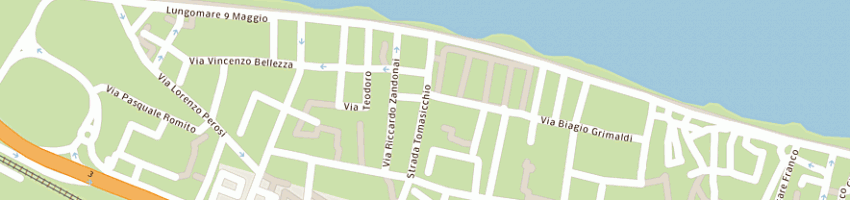 Mappa della impresa miramare caffe' di attolico luigi a BARI