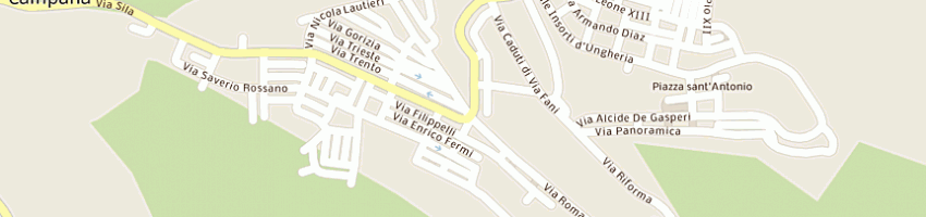 Mappa della impresa affatato bruno e figli snc a CAMPANA