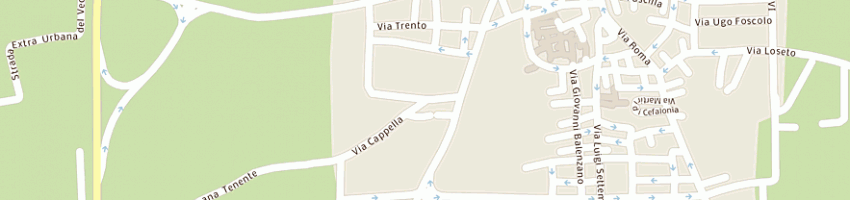 Mappa della impresa vozza francesco a BITRITTO