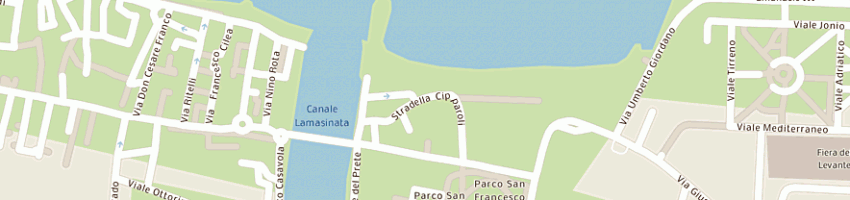 Mappa della impresa al summer srl a BARI