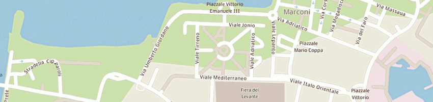 Mappa della impresa akeda servizi di rocco lucente a BARI