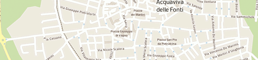 Mappa della impresa unep a ACQUAVIVA DELLE FONTI