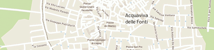 Mappa della impresa bar caffe' dell'orologio a ACQUAVIVA DELLE FONTI