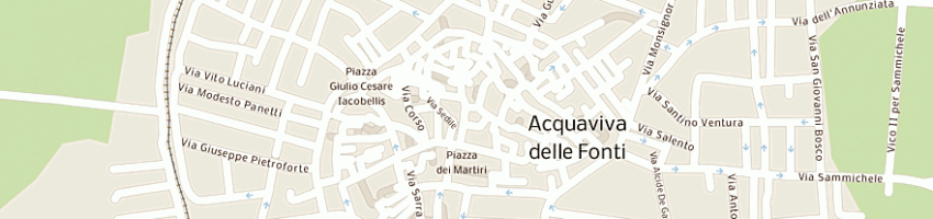 Mappa della impresa poste italiane - ufficio postale di acquaviva delle fonti a ACQUAVIVA DELLE FONTI