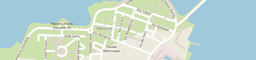 Mappa della impresa rosa dei venti sas di perlino gennaro e c a BARI