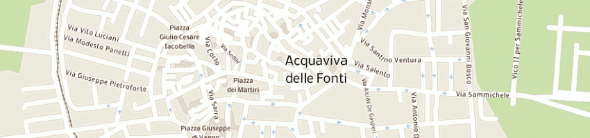 Mappa della impresa n b n medical service srl a ACQUAVIVA DELLE FONTI
