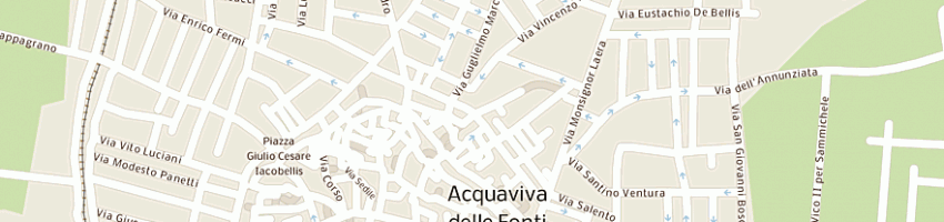 Mappa della impresa paulangelo nicola a ACQUAVIVA DELLE FONTI