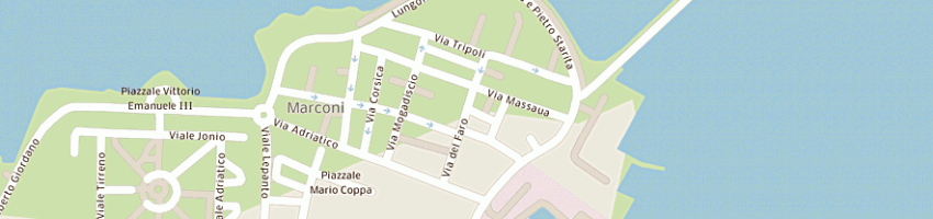 Mappa della impresa al faro srl a BARI