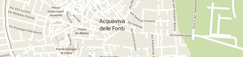 Mappa della impresa masseria mofetta di novielli nicola a ACQUAVIVA DELLE FONTI