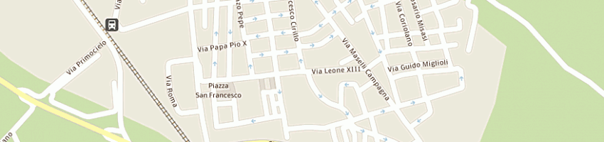 Mappa della impresa centro di accoglienza caritas diocesana a ACQUAVIVA DELLE FONTI