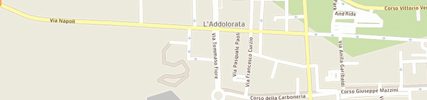 Mappa della impresa caffe' fiore a BARI