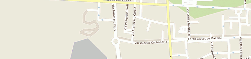 Mappa della impresa rodio srl a BARI
