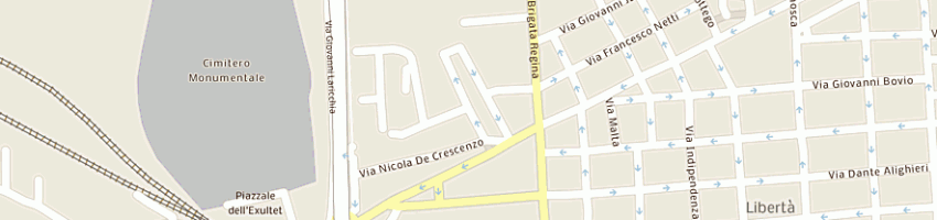Mappa della impresa saracino anna maria a BARI