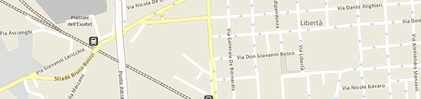 Mappa della impresa mondo mobili srl a BARI