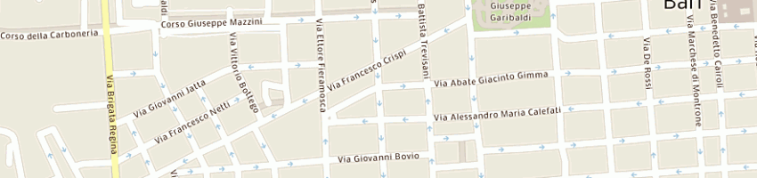 Mappa della impresa piscitelli tommaso a BARI