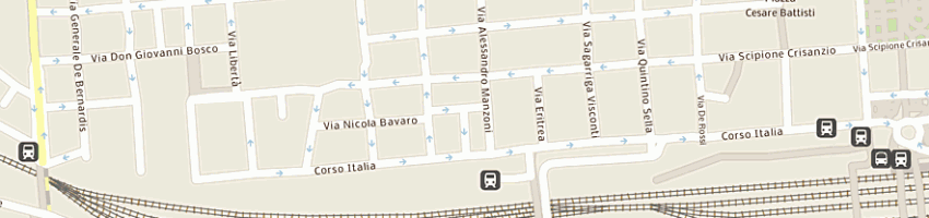 Mappa della impresa autofficina stramaglia e de palma snc a BARI