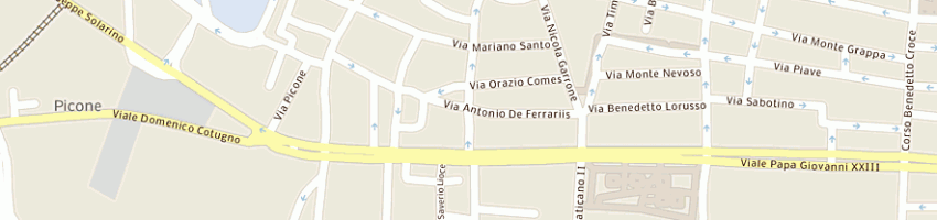 Mappa della impresa franco alberto a BARI