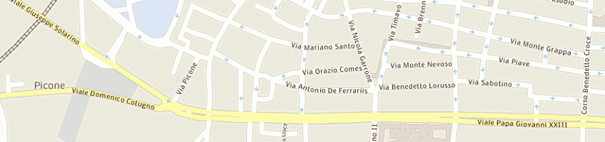 Mappa della impresa effegi srl a BARI