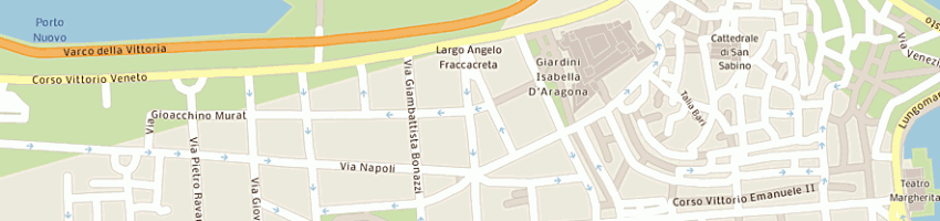 Mappa della impresa bar carducci di fortunato raffaele e c sas a BARI