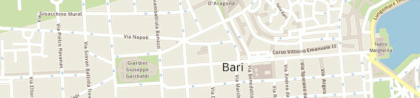 Mappa della impresa libreria villari a BARI