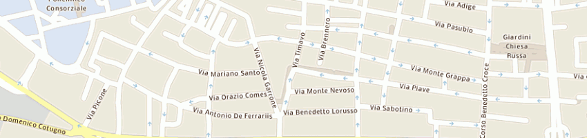 Mappa della impresa non solo moda di turi domenico a BARI