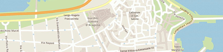 Mappa della impresa soprintendenza per i beni ambientali architettonici artistici e storici a BARI