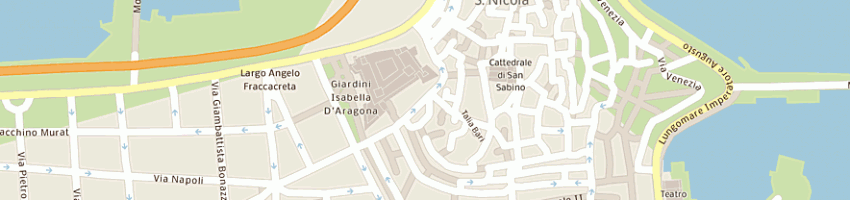 Mappa della impresa bar gelateria di di terlizzi francesco a BARI