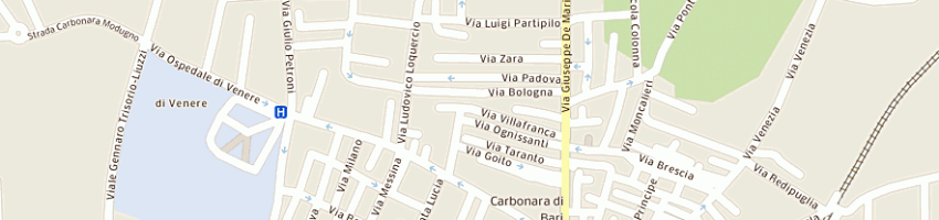 Mappa della impresa de santis lucrezia a BARI