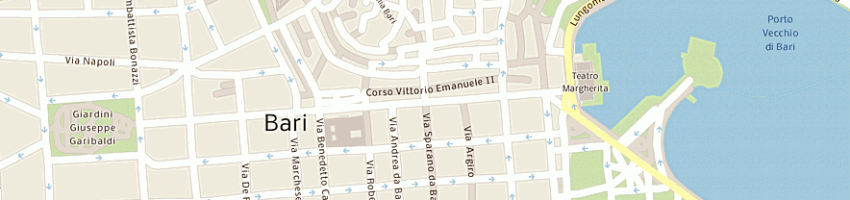 Mappa della impresa r e a di volpe raffaele e c-sas a BARI