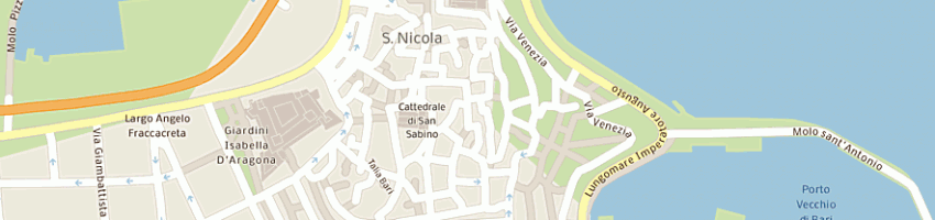 Mappa della impresa servizi di intermediazione tecnologica di dell'erba e salonna a BARI